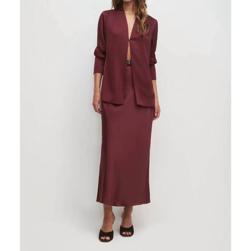 NEW FAVORITE DAUGHTER women's the izzy top in vino - Picture 4 of 9